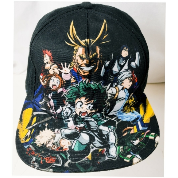 Manga Accessories My Hero Academia Flat Brim Anime Snapback Hat Poshmark